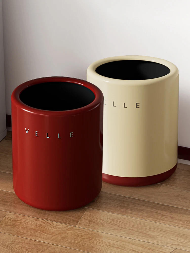 

Household trash can, living room, light luxury, high-value kitchen, bathroom, large-capacity sanitary bucket, simple double-laye