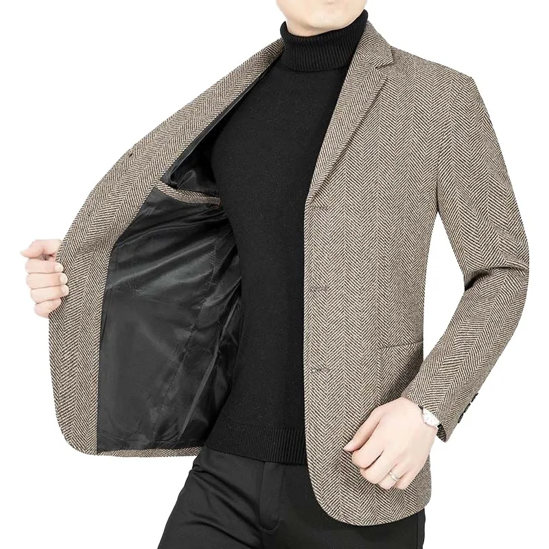 Men Business Casual Blazers Jackets Korean design Suits Coats High Quality Male Spring Slim Fit Blazers Jackets Coats Size 4XL