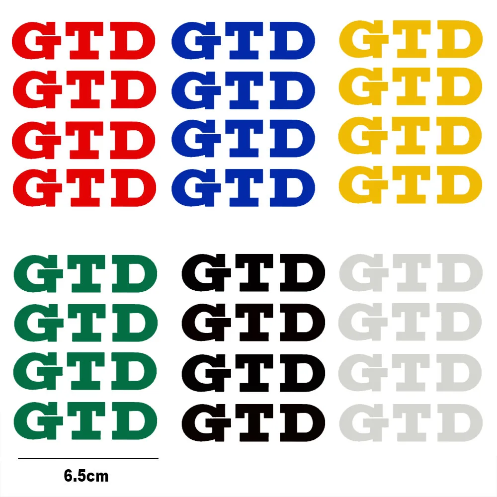 4 قطعة عاكس GTD GTE جسم السيارة ملصقات الفينيل لشركة فولكس فاجن فولكس فاجن جولف 8 MK8 كلوبسبورت العقارية R Line Alltrack #3