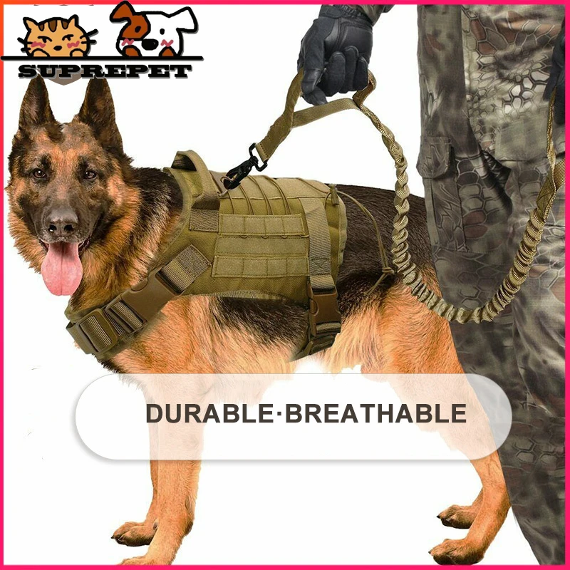 

Suprepet Solid Polyester Harness Breathable Dog Accessories Adjustable for Large Dogs Pet with A Rope Outside Costume Supplier