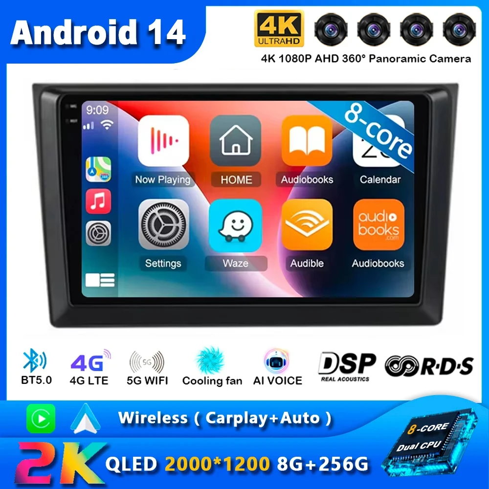

Android 14 Carplay auto Car Radio For Mazda CX9 CX-9 CX 9 TB 2006 - 2016 Navigation GPS Multimedia Player Stereo wifi+4G