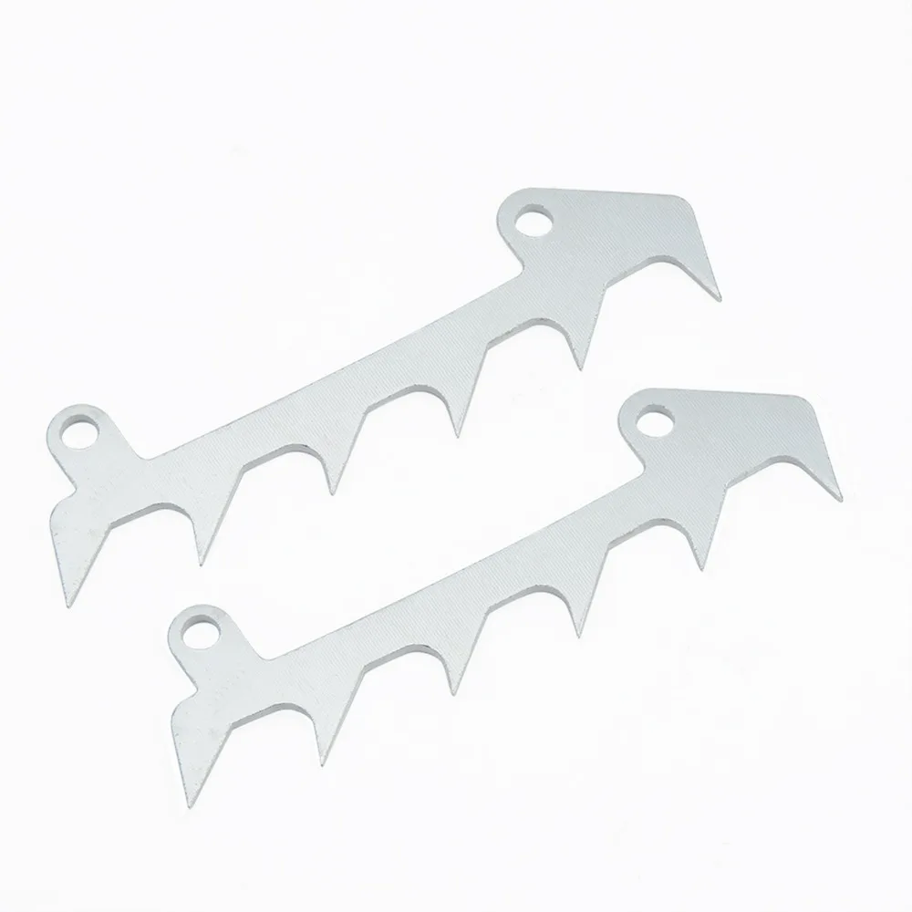 2pairs Silver Bumper Felling Dog Spike Compact Metal Bumper Spike Felling Dog for Stihl MS170 MS180 MS210 MS250 New 017 018 021