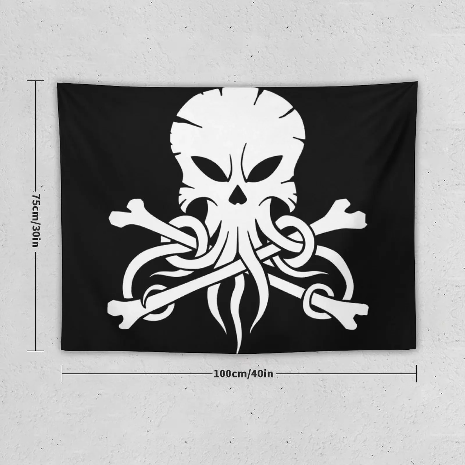 Alestorm Squid Tapestry Kawaii Room Decor Home Decorations Aesthetic Tapestry