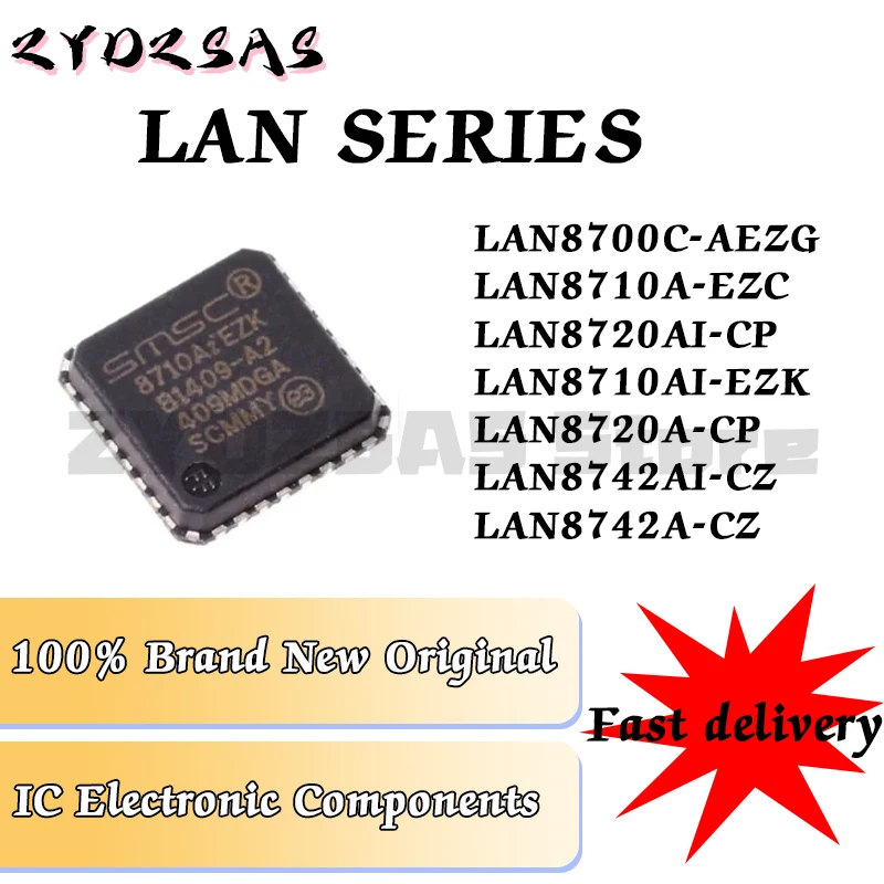 LAN8700C-AEZG LAN8710A-EZC LAN8720AI-CP LAN8710AI-EZK LAN8720A-CP LAN8742AI-CZ LAN8742A-CZ  LAN8700 LAN8710 LAN8720 LAN8742 LAN