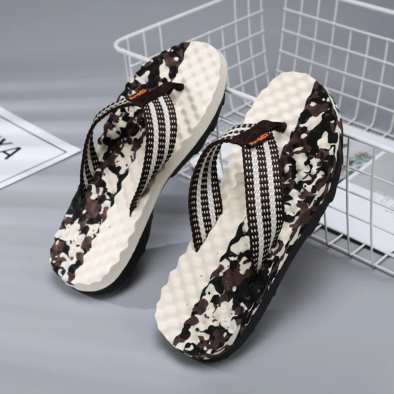 Extra Large Mens Flip Flops Size 46 47 Breathable Comfortable Casual Summer Sandals