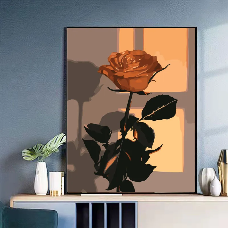 

5009071 Digital oil painting living room decorative painting sofa background wall hanging painting