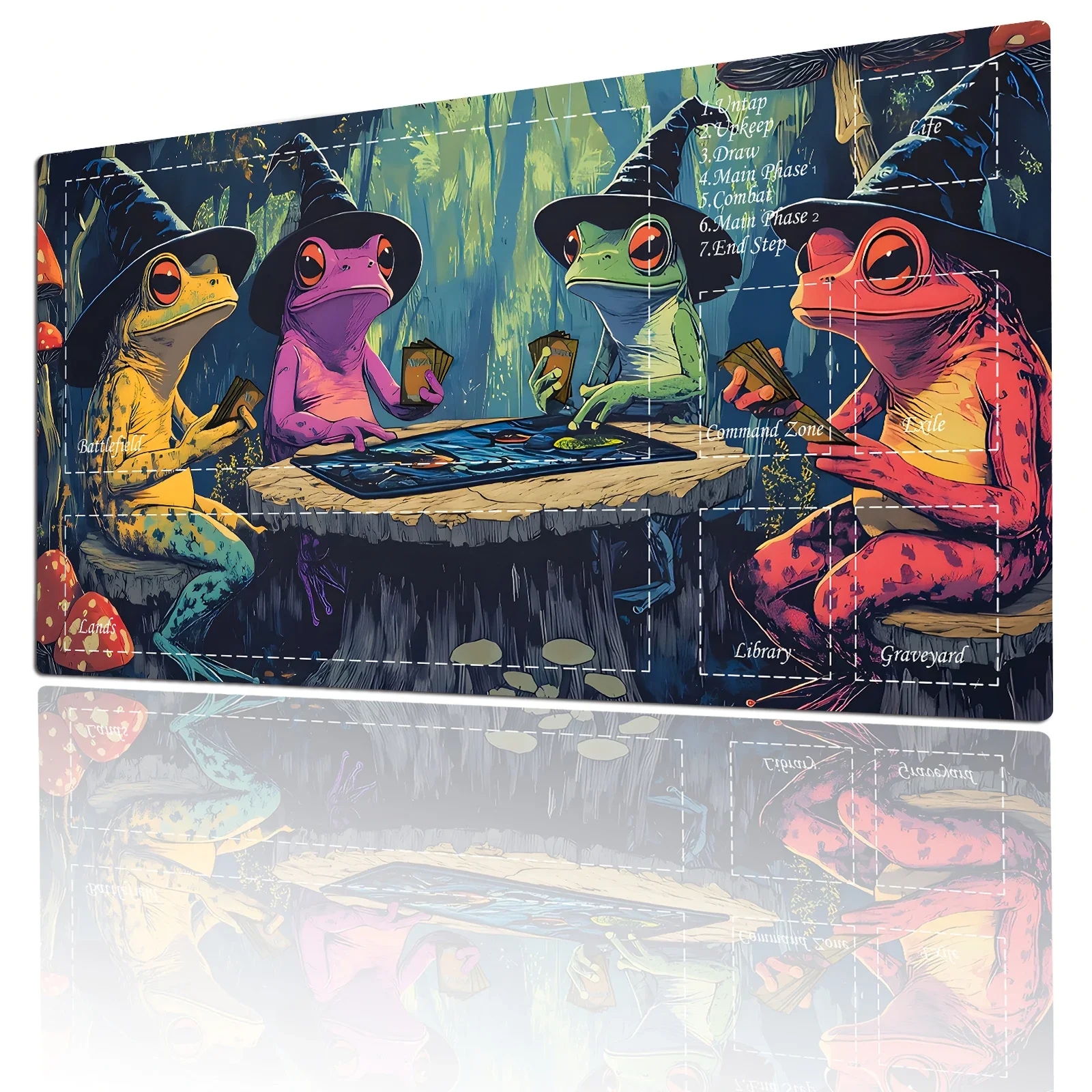

Mouse pad Board Game TCG Playmat Table Mat Game Size 60X35 CM Mousepad Compatible for TCG CCG magic gathering play mats
