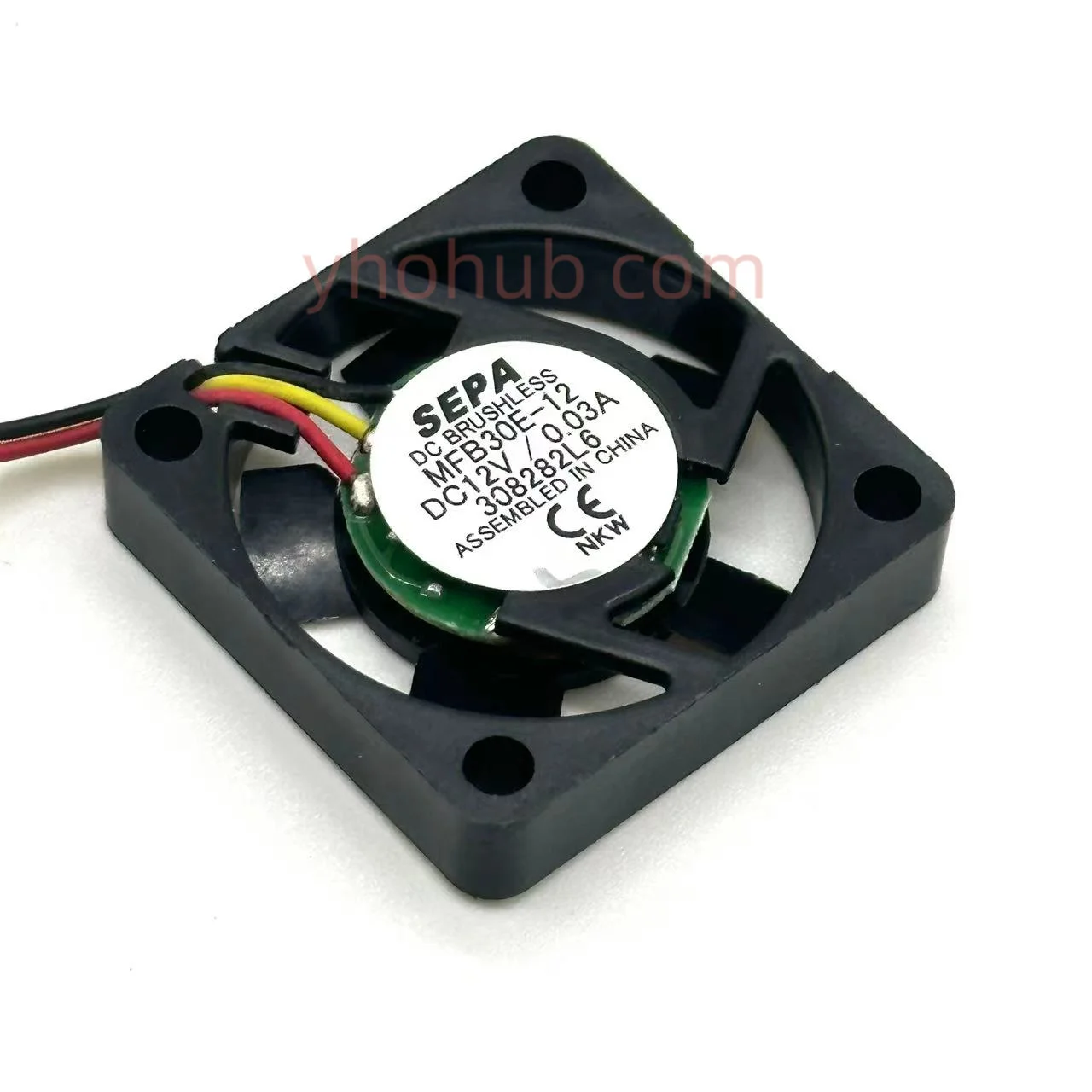 SEPA MFB30E-12 DC 12V 0.03A 30x30x7mm Server Cooling Fan