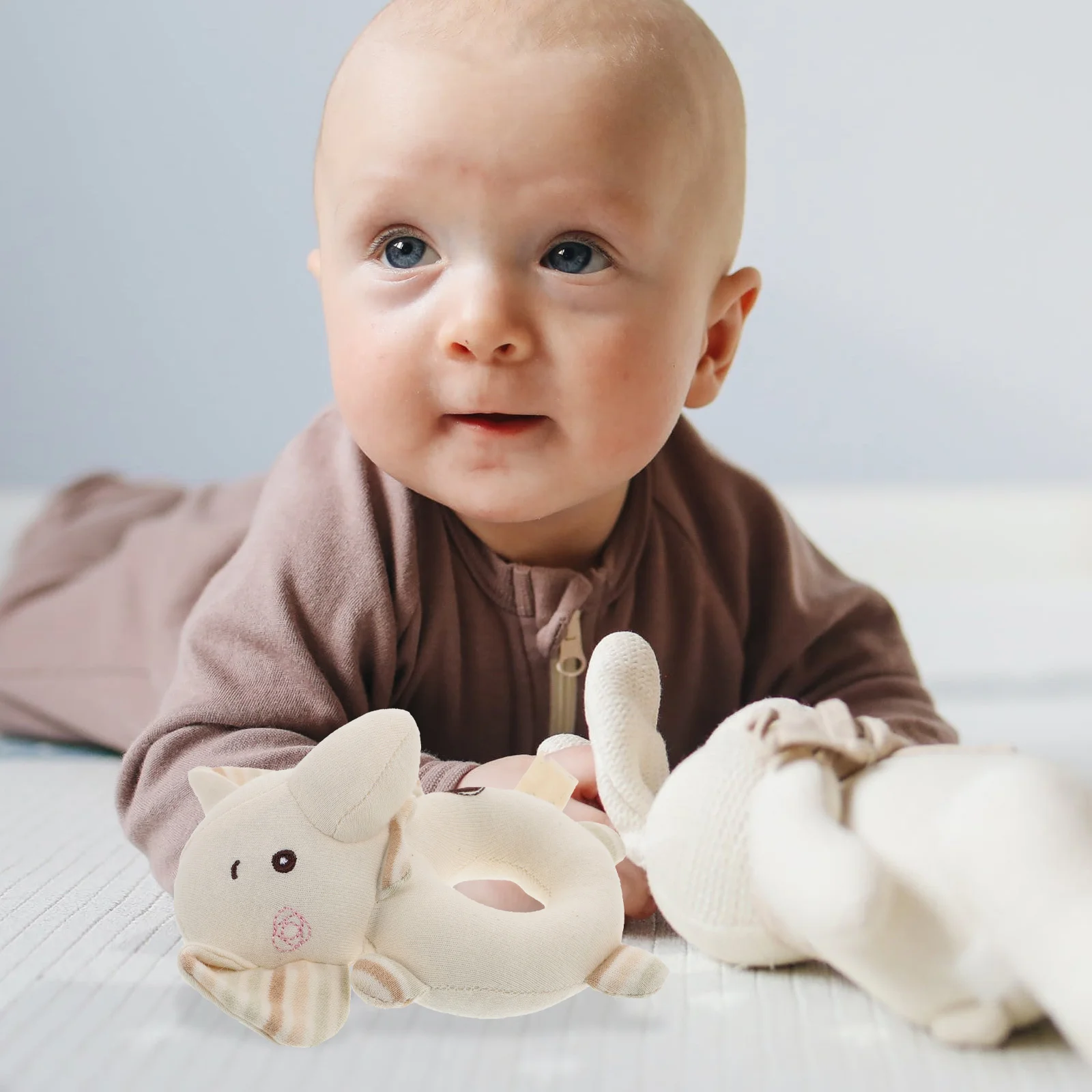 2 قطعة أجراس يدوية عالية الجودة من القطن لموسيقى الأطفال يهدئ خفيف الوزن ومحمول لألعاب خشخيشة للمنزل والمكتب والسيارة #6