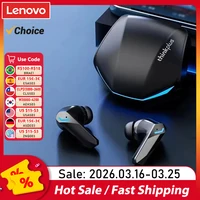 Lenovo GM2 Pro auriculares para juegos Bluetooth 5,3 auriculares deportivos modo Dual HD llamada auriculares con reducción de ruido con micrófono auriculares de música