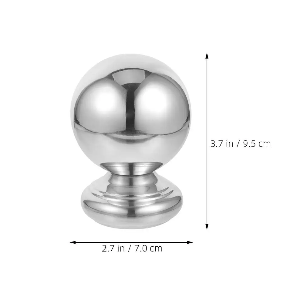 Dome Decorative Fence Post Outdoor Garden Halloween Christmas Fence Finials Metal Fence Decorative Top Fence Ball Decoration