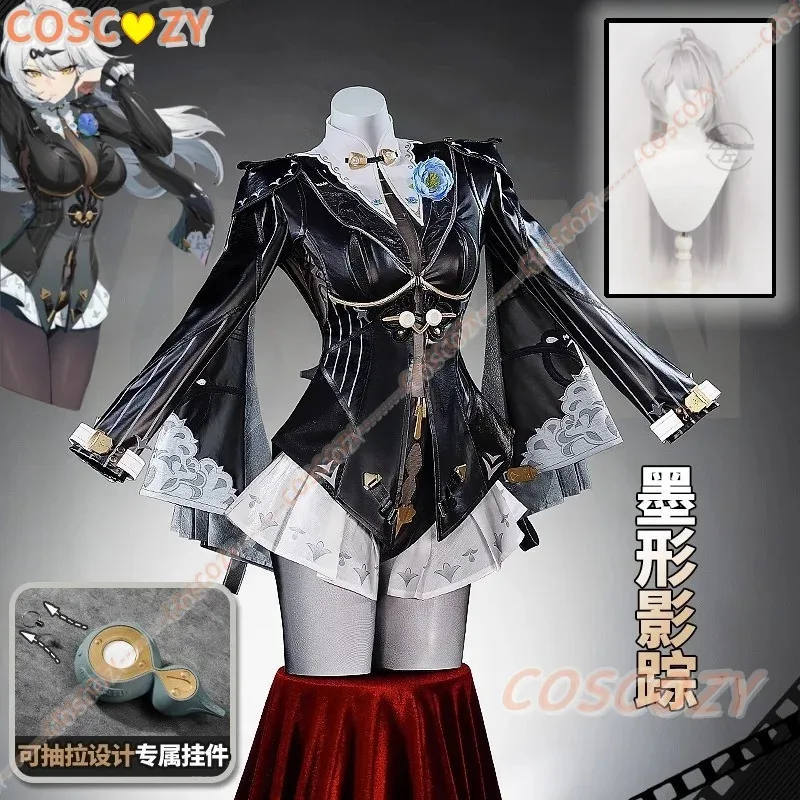 jeu-zenless-zone-zero-yixuan-cosplay-costume-perruque-sentiers-d'encre-uniforme-nouvelle-peau-yunkui-sommet-halloween-partie-femmes-fille-accessoire