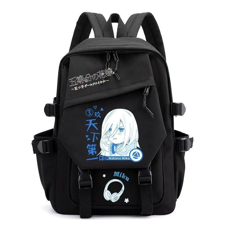 

Anime The Quintessential Quintuplets Backpack Teenarges Schoolbag Men Women Carton Fashion Cosplay Laptop Outdoor Travel Mochila