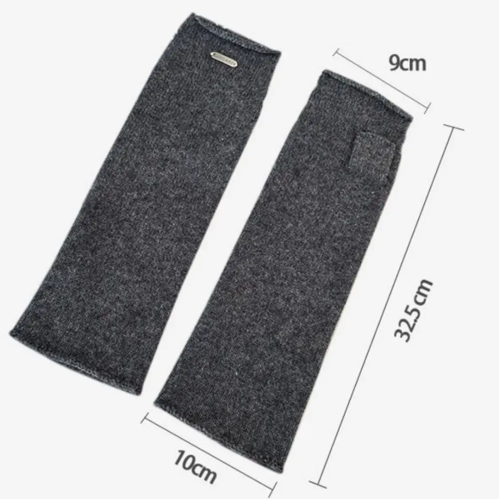 بلون محبوك أصابع قفازات تنوعا بسط القفازات الذراع أدفأ للجنسين الكروشيه نصف اصبع الصوف قفازات طويلة هدية