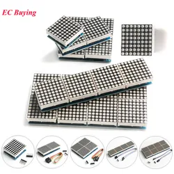MAX7219 8*8 Dot Matrix LED Display Module 8/4/2 in one Digital Tube Microcontroller Control Board 1x2 2x4 For Arduino DIY KIT