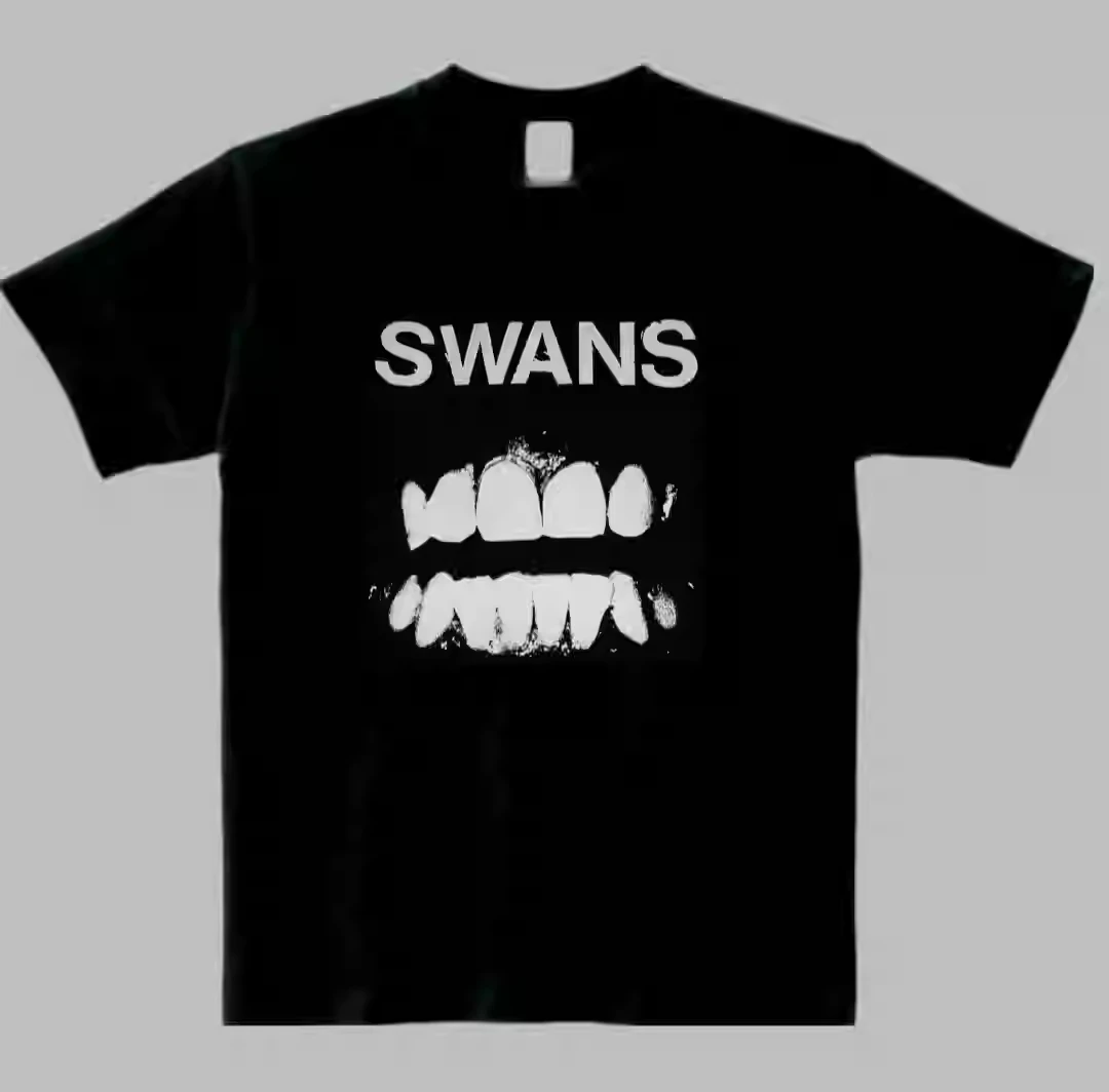 البجعات الأمريكية الشرير الفرقة قصيرة الأكمام المتخصصة الأمريكية عارضة القطن المطبوعة تي شيرت جودة عالية الساخن بيع فضفاضة قصيرة الأكمام