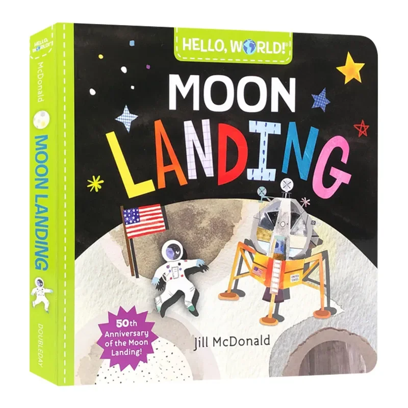 Hello World Moon Landing, Baby Children's books aged 1 2 3, English picture book 9780525648543
