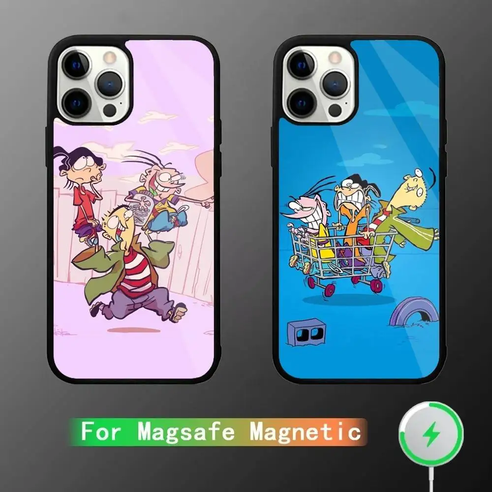 

Cute Ed E-Edd N E-Eddys Phone Case For iPhone 17,16,15,14,13,12,11,Pro,Max,Plus,Mini,SE4,E Magnetic Magsafe Wireless Charging