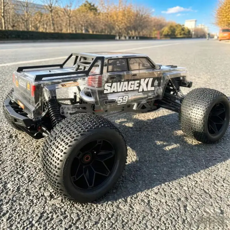1/8 HPI Savage XL 5.9 SBK Oil Powered Remote Control 4WD Bigfoot Off-road Vehicle Frame KIT Version High Speed RC Model 160550