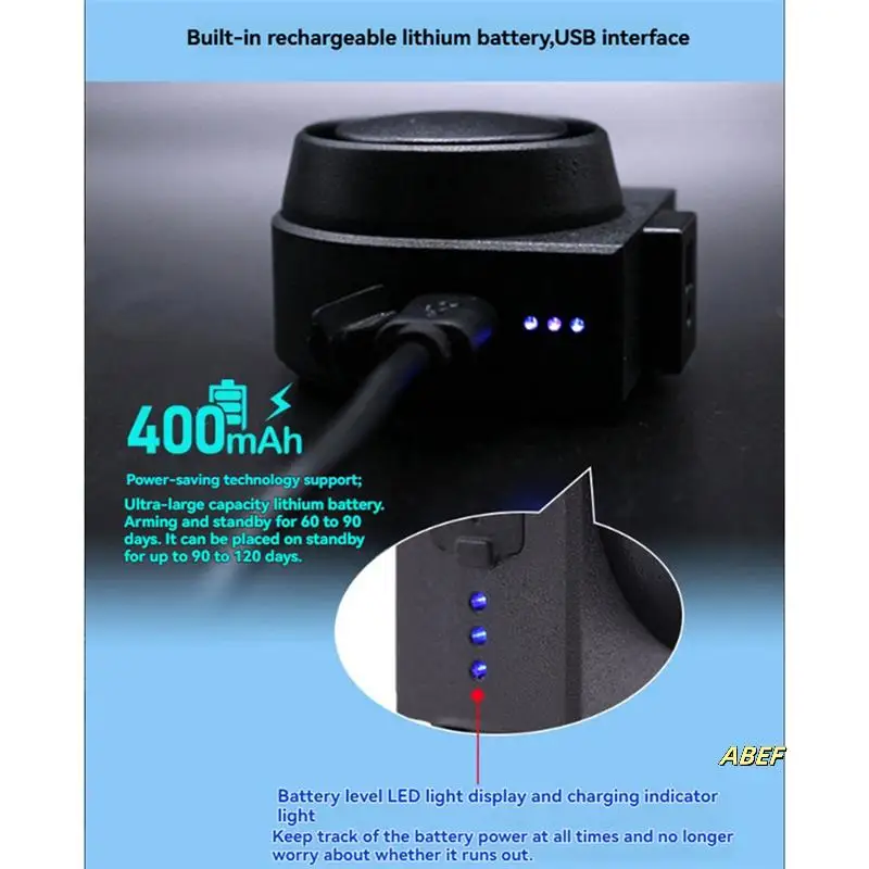 

Водонепроницаемая беспроводная противоугонная вибрационная сигнализация USB перезаряжаемая для системы безопасности велосипедов и мотоциклов