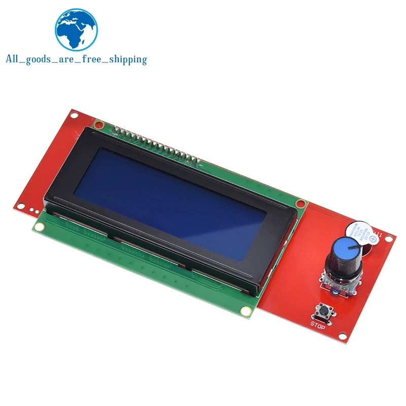 TZT-Contrôleur LCD pour imprimante 3D, fente pour carte SD, rampes 2004, écran Reprap, 1.4