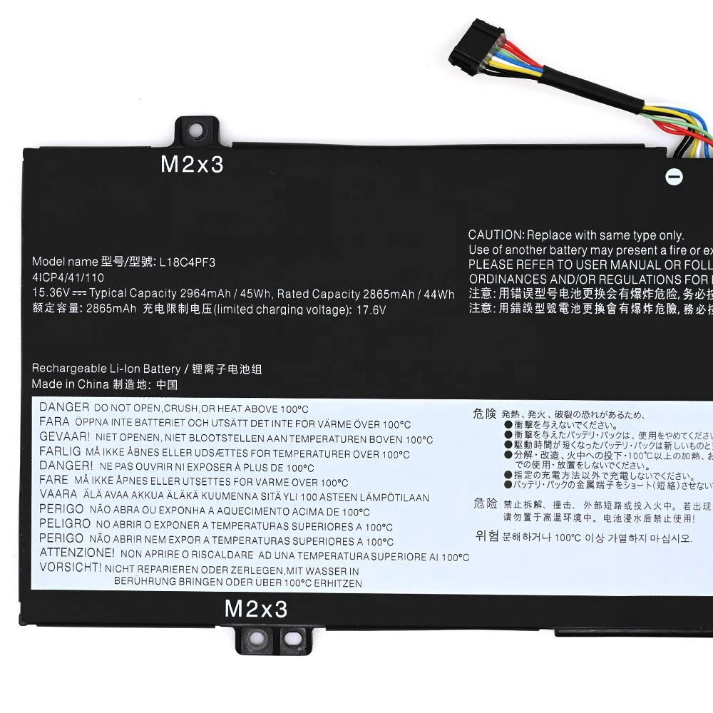 Brand New Genuine Original L18C4PF3 15.36V 45Wh Laptop Battery for Lenovo Ideapad Flex-14IML C340-14IWL S540-14API L18M4PF3