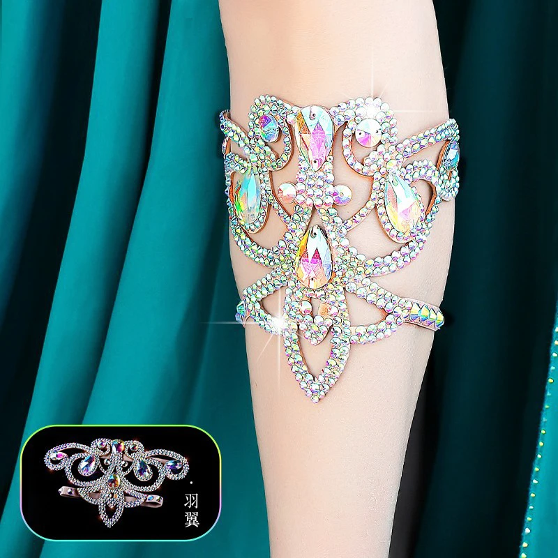 Belly Dance Leg Decoration National Standard Adult Latin Dance Leg Performance Jewelry Clothing Accessories