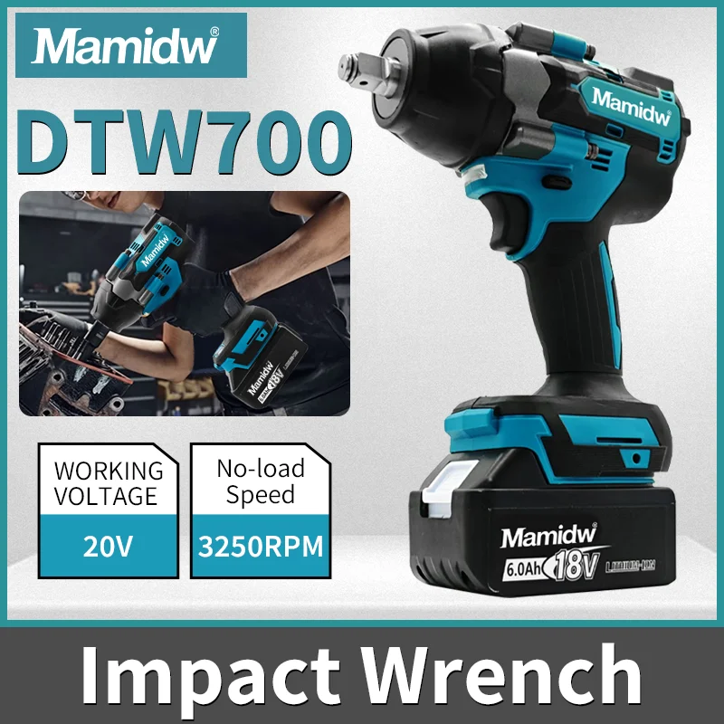 

Brushless Electric Wrench Cordless Drill Screwdriver Free Delivery Large Torque Power Tools 18V Wrench For Makita Battery Pins