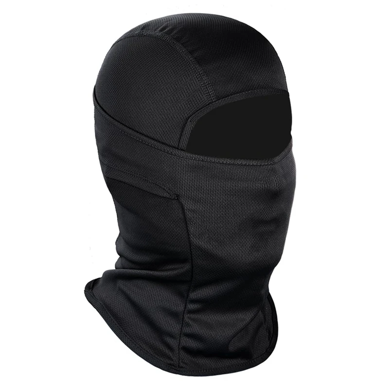 Black Ski Mask For Men And Women, UV Protection Mask, Suitable For Motorcycles And Snowboards Durable