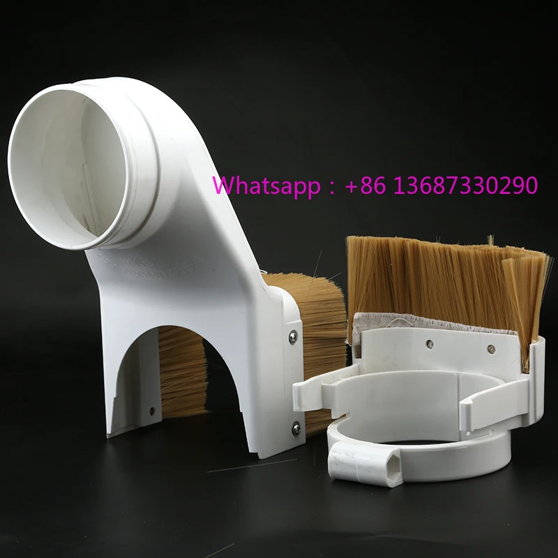 

1PCS Woodworking carving machine spindle motor v-acuum hood, dust hood nylon pressure wheel dust removal