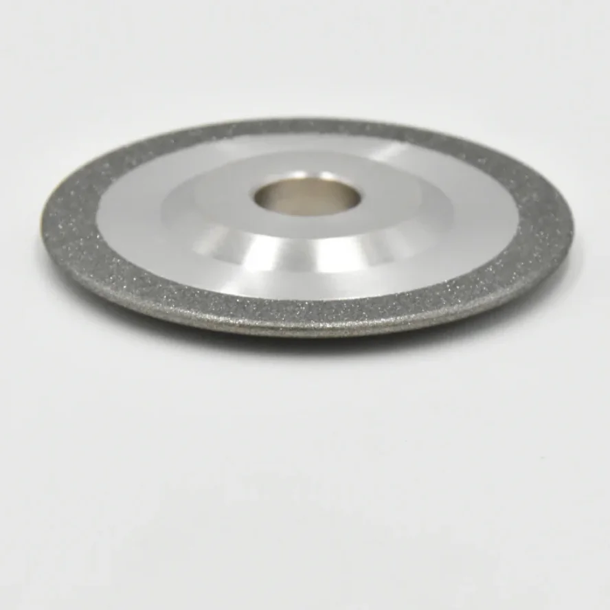 Grinding Wheel ARC Semi-Circular Dia 100mm 125mm 150mm 200/400 Grit Alloy Screw Slotting Sharpening Tools