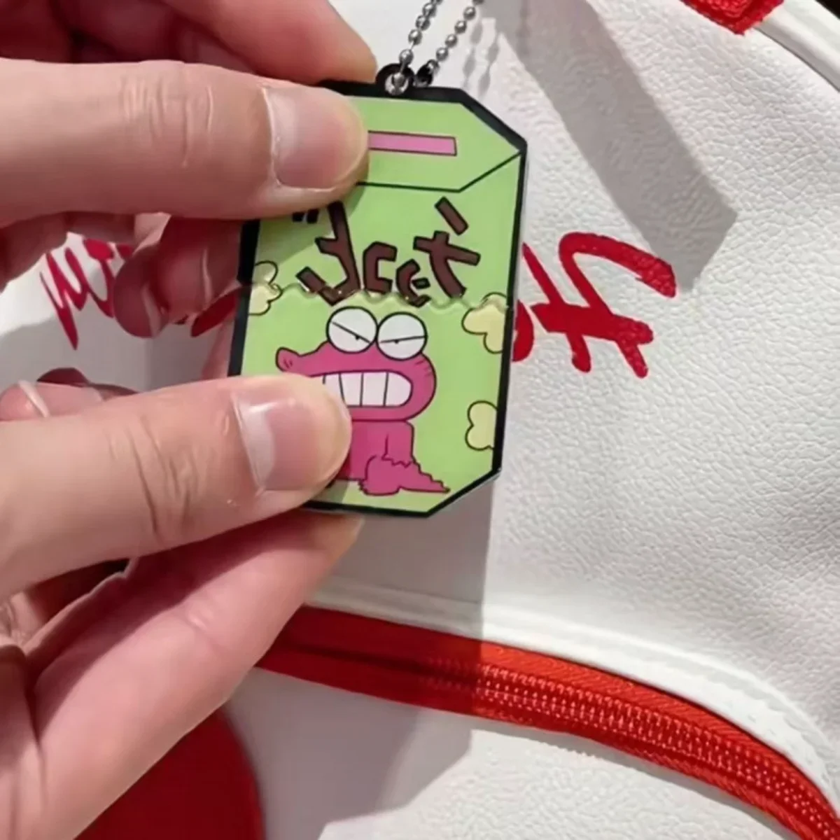 New Crayon Shin chan Anime Figures Cartoon Keychain Cute Acrylic Schoolbag Bag Decoration Pendant Gift for Boys Girls Children