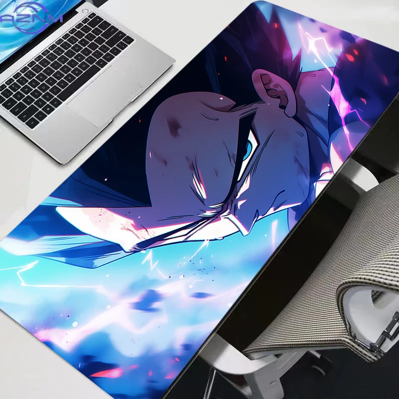 XXL Mouse Pad Anime Dragon Ball Vegeta New Gamer Computer Mousepad Gaming Accessories Tablet Varmilo Keyboard Mausepad