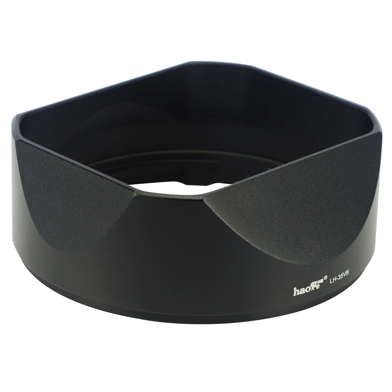 Haoge LH-35VB Camera Lens Hood Metal Square Bayonet With Metal Cap For Fujifilm Fuji XF35mm F2 R WR XF23mm F2 R WR XC 35mm F2