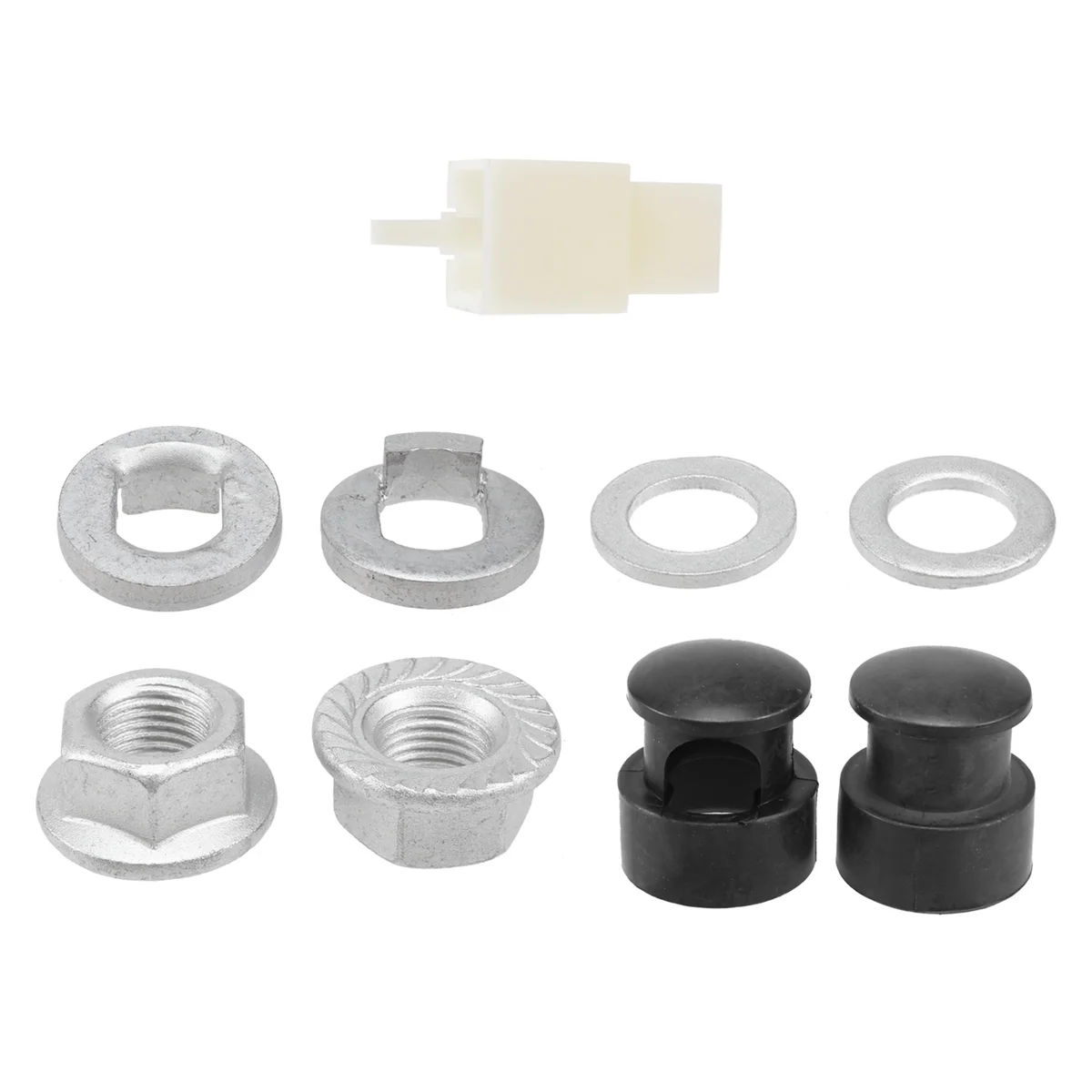 E-Bike Electric Bicycle Hub Motor Axle M12 Rear Lock Nut /Lock Washer /Spacer /Nut Cover with 12mm Shaft