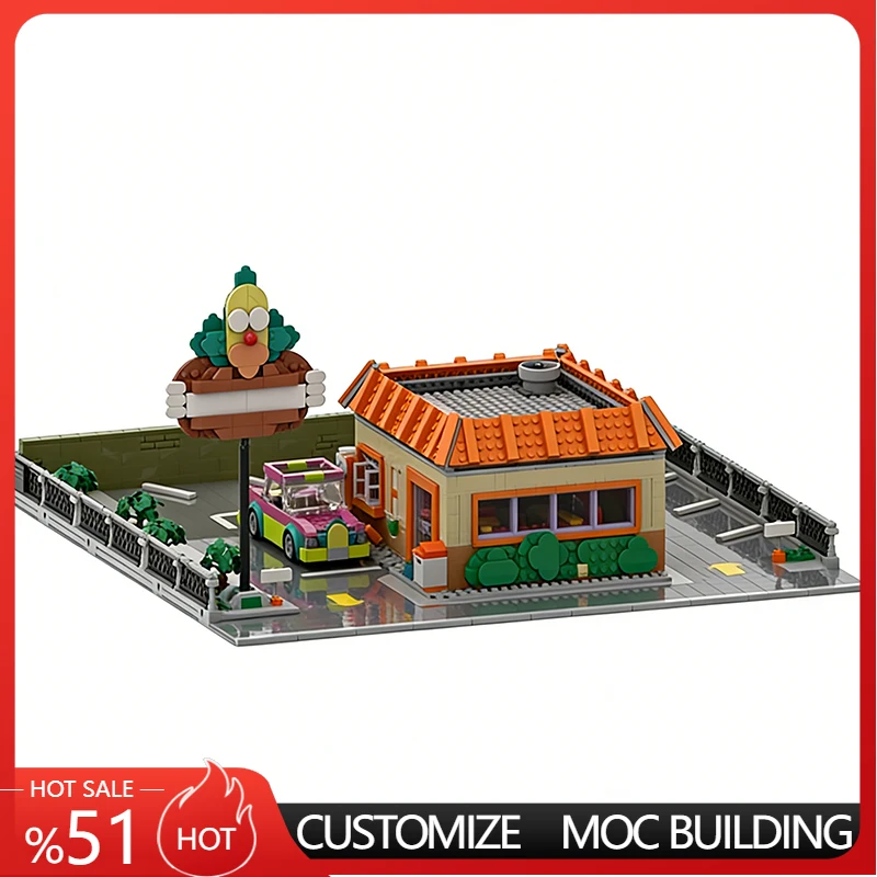 

899 PCS Construction Modular Parking Display for set 10352 MOC Customize Modular Building Block Model DIY Festival Toy Gift