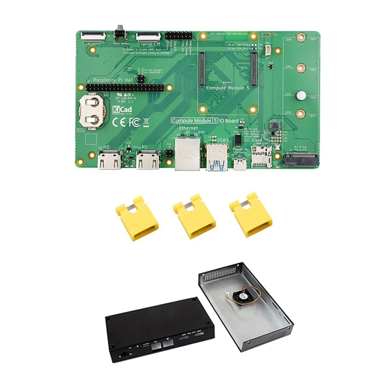 

Для вычислительного модуля Raspberry PI, плата ввода-вывода CM5IO M.2 M, разъем Pcie с богатыми интерфейсами для основной платы CM5
