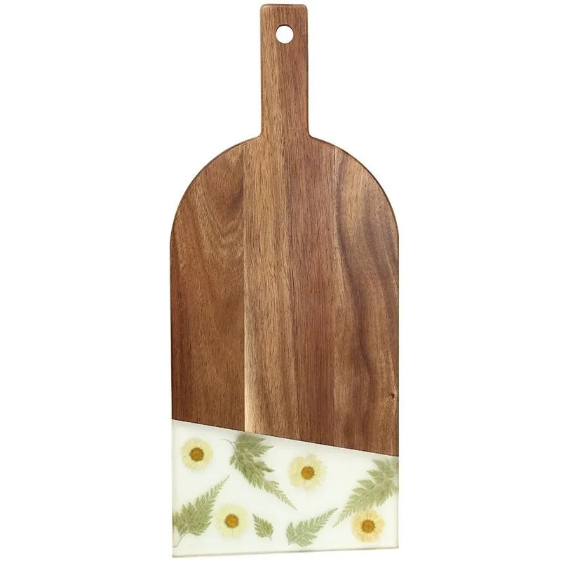 

Black Walnut Steak Board Wooden Pizza Tray Rectangular Solid Wood Bread Cutting Board Home Restaurant Wooden Tray