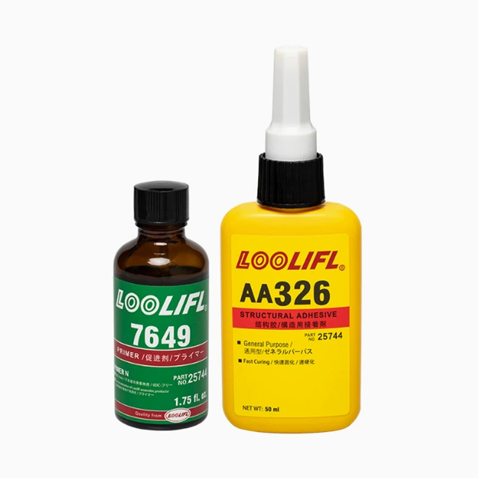 Loctite 326 7649 Adhesivo estructural acelerador para espejos retrovisores de coche, asientos, motores, imanes, metal y vidrio. Adhesivo especial.