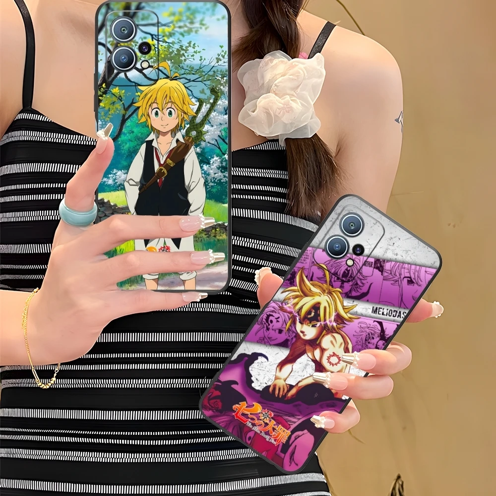 Seven Deadly Sins Meliodas Cell Phone Case for Huawei P60 P50 P40 P30 P20 P10 P9 P8 Pro Lite Plus Black Soft Phone Cover Shell