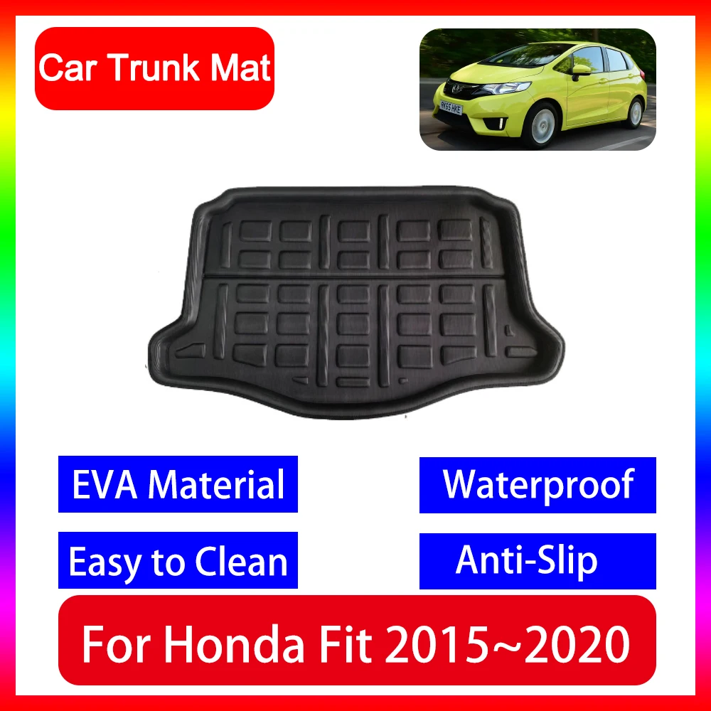 

Car Trunk Mat For Honda Fit Jazz GH GP GK 3 4 5 6 7 MK3 2015 2016 2017 2018 2019 2020 Anti-slip Waterproof Mat Protective Pad