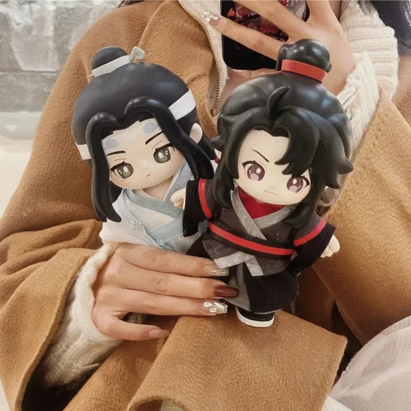 Minidoll 18cm Mo Dao Zu Shi Wei Wuxian Lan Wangji Anime Figurion Cartoon Model Animation Collectiable Decor Gifts Dolls