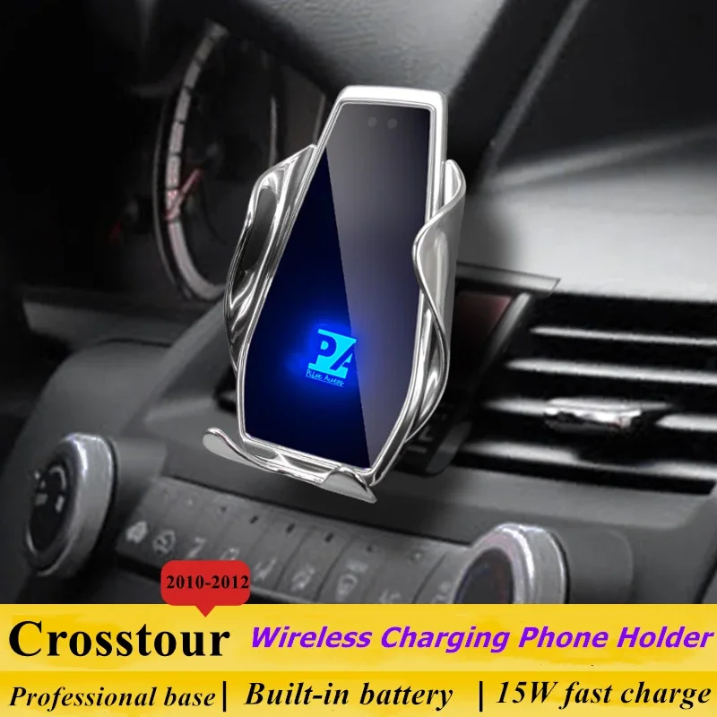 

2010-2012 For Honda Crosstour Phone Holder Wireless Charger Car Mobile Phones Mount Navigation Bracket GPS Support 360