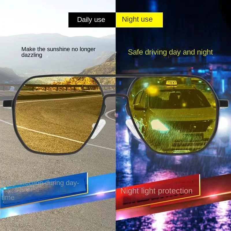 Fashion High Quality Photochromic Sunglasses Men Women Polarized Sun Glasses Chameleon Anti-glare Night Driving Oculos De Sol