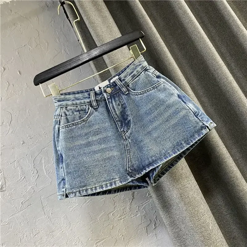 Shorts Dames Denim Slanke Hotsweet Hoge Taille Distressed Vintage All-Match Streetwear Populair Ins Chique Leisure Ulzzang Ootd Z890