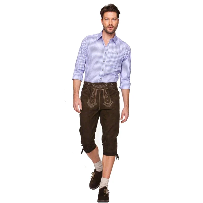 Mais tamanho S-3XL homens oktoberfest traje tradicional bávaro cerveja homem lederhosen halloween carnaval festa cosplay traje