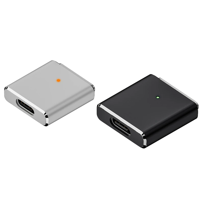 Sostituibile per adattatore Magsafe3 adattatore da tipo C femmina a 5pin ad alta potenza adattatore da 100W con Led per/Pro