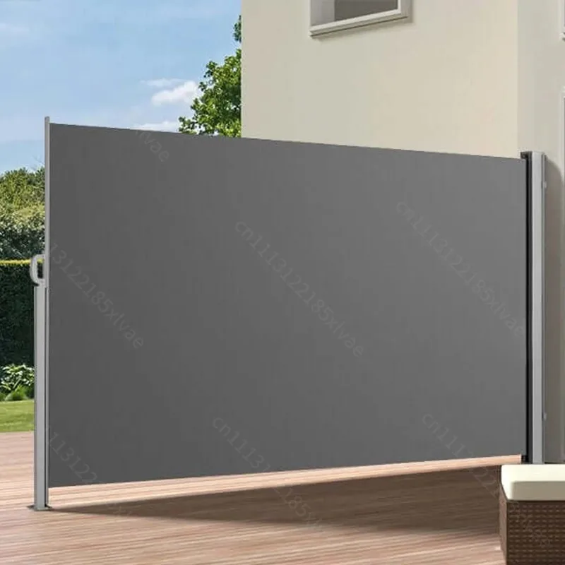 Outdoor Side Pull-up Canopy Retractable Canopy Anti-sun Shading Screen Hand Pull Garden Partition Awning