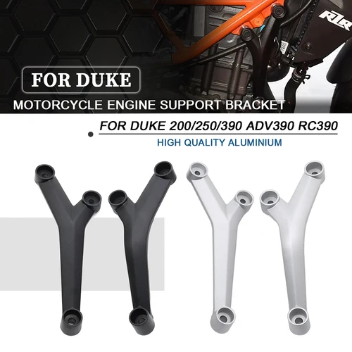 Imagen 1 del producto Para DUKE 200 250 390 ADV RC390 2012-2023 Duke250 Duke390 soporte de motor de motocicleta soporte fijo soporte colgante izquierdo y derecho