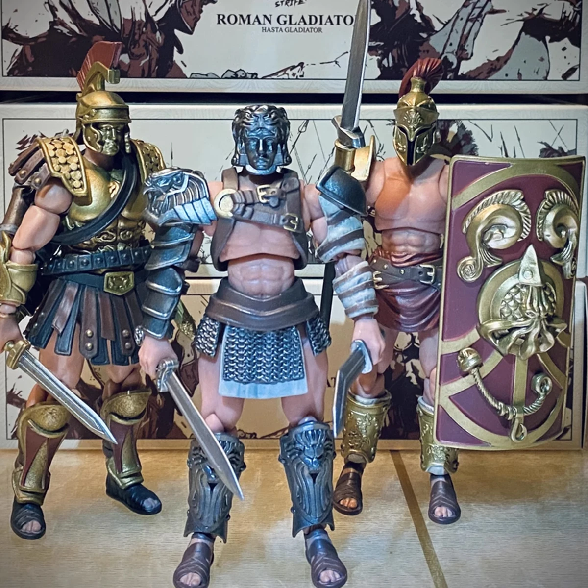 JOYTOY – Figurine d'action Strife, gladiateur romain, Anime, république romaine LegionX, Collection, modèle de jouets, cadeau, 1/18